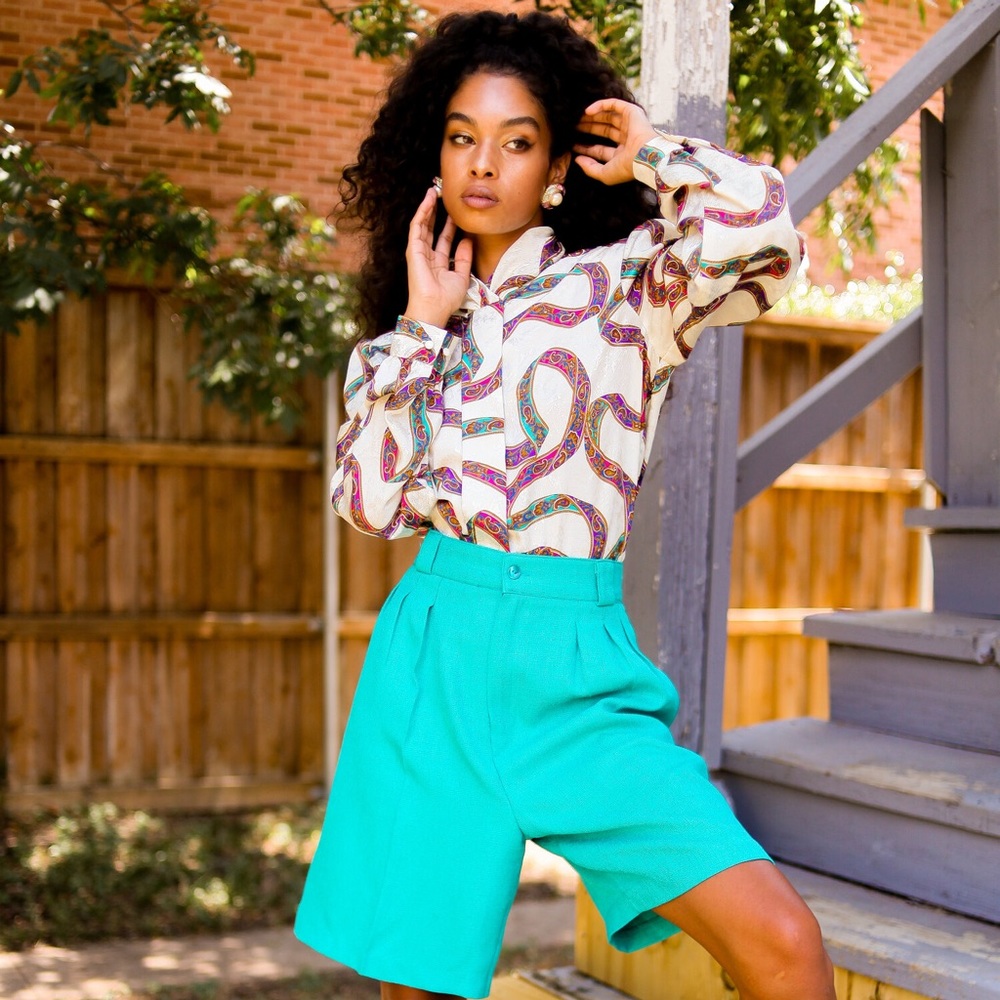 Vin'tij 80's Dehorha Blouse